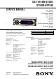 Sony CDX-GT50W Service Manual