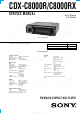 Sony CDX-C8000R Service Manual