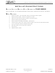 Cornelius XWC1230 Installation Instructions Manual