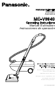 Panasonic MC-V9640 Operating Instructions Manual