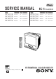 Sony KV-14FV1B Service Manual
