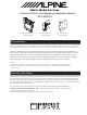 Alpine KTX-MTG8-K Installation Manual