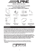 Alpine KTX-GM8-O Installation Manual