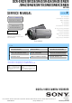 Sony DCR-SR32E Service Manual