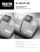 Tanita BF-558 Instruction Manual