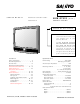 Sanyo AVM-2751S Service Manual