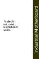 Faytech Industrial Motherboard Series Manual