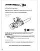 Lithium Earthwise LCS31010 Operator's Manual