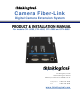 Thinklogical CFL-3000 Product Installation Manual