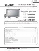 Sharp LC-26D4U Service Manual