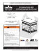 Napoleon GVF40P Installation And Operating Instructions Manual