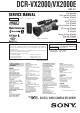 Sony DCR-VX2000 Service Manual