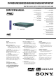 Sony DVP-NS330 Service Manual