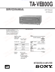 Sony TA-VE800G Service Manual