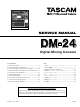 Tascam DM-24 Service Manual