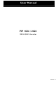 MPP Solar PIP 2424 User Manual