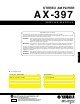 Yamaha AX-397 Service Manual