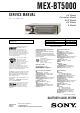 Sony MEX-BT5000 Service Manual
