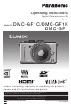 Panasonic DMC-GF1C Operating Instructions Manual