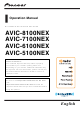 Pioneer AVIC-8100NEX Operation Manual