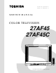 Toshiba 27AF45 Service Manual