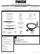 Mazda CX-9 2007 Installation Instructions Manual