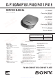 Sony D-F181 Service Manual