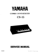 Yamaha CS-15 Service Manual