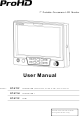 ProHD DT-X71F User Manual