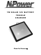 NPower BATTERY TRICKLE CHARGER User Manual