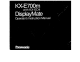 Panasonic KX-700m Operator's Instruction Manual