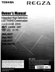TOSHIBA REGZA 26LV47 Owner's Manual