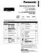 Panasonic CQ-RX400U Operating Instructions Manual