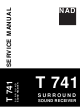 NAD T 741 Service Manual