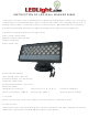 LEDLight LED WALL WASHER 65985 Instruction