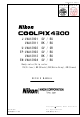 Nikon Coolpix 4300 Repair Manual