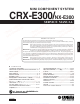 Yamaha CRX-E300 Service Manual