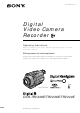 Sony Handycam Digital8 DCR-TRV238E Operating Instructions Manual