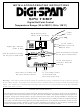 heat-timer Digi-span SPC TEMP Installation & Operating Instructions