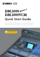 Yamaha DM2000V2 Quick Start Manual
