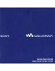 Sony NWZ-S715F Quick Start Manual