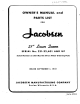 Jacobsen Lawn Queen 21'' Owner's Manual And Parts List