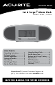 ACU-RITE Set & Forget 19956 Instruction Manual