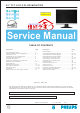 Philips 220EW8FS Service Manual