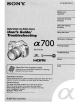 Sony DSLR-A700 User's Manual / Troubleshooting