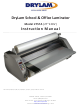Dry-Lam 27STA Instruction Manual