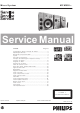 Philips MCM595 Service Manual