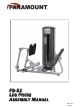 Paramount Fitness FS-51 Assembly Manual