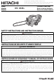 Hitachi CS 36DL Safety Instructions And Instruction Manual