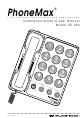 Williams Sound PhoneMax TEL 030 Installation Manual & User Manual